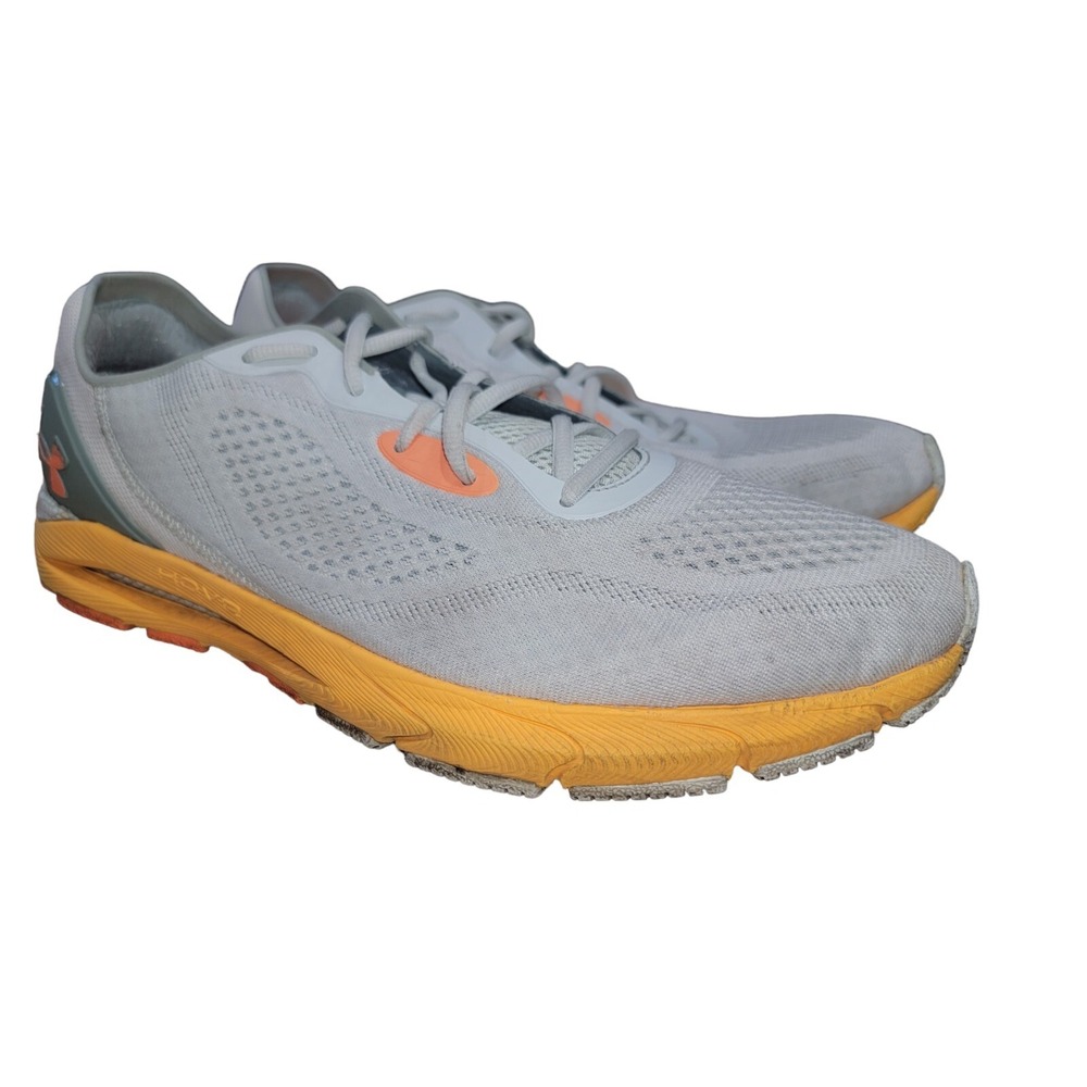 Under Armour HOVR Sonic 5 Men's Running Shoes Gray 3024898 Bluetooth Sz 14